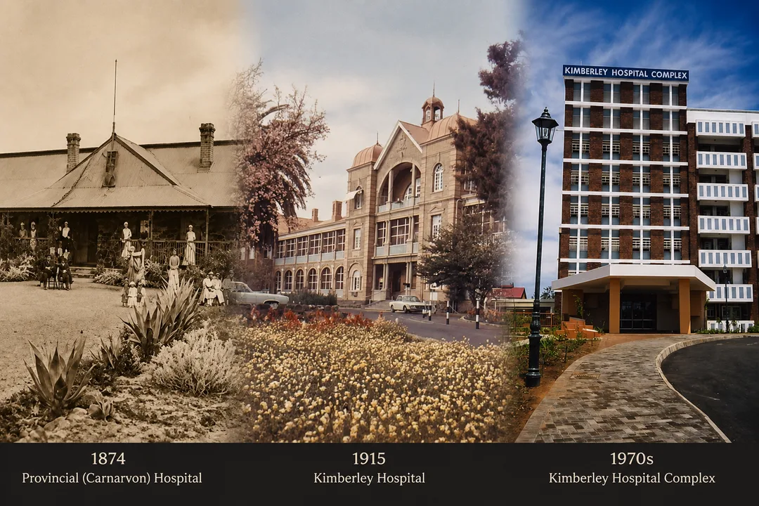 Changes to the provincial hospital in Kimberley over 150 years
