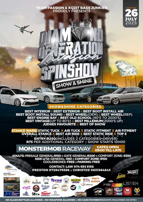 Diamond Generation Spin Show @ Monstermob Raceway - Welcome