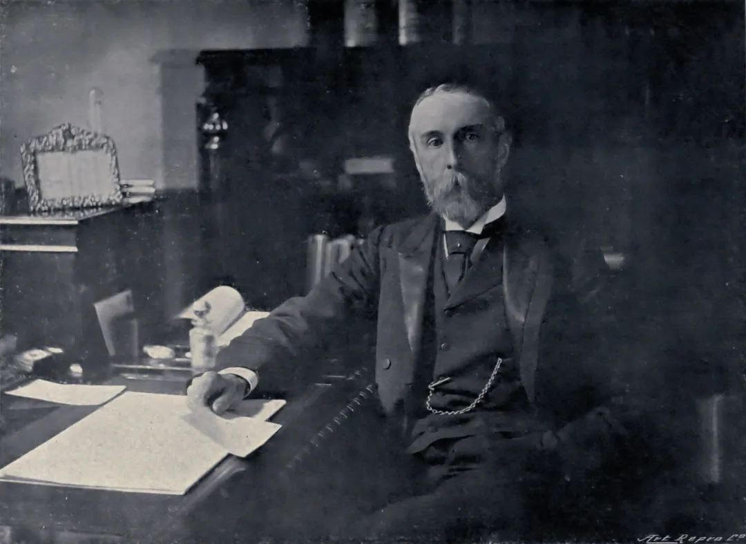 Charles Dunnell Rudd at his Desk