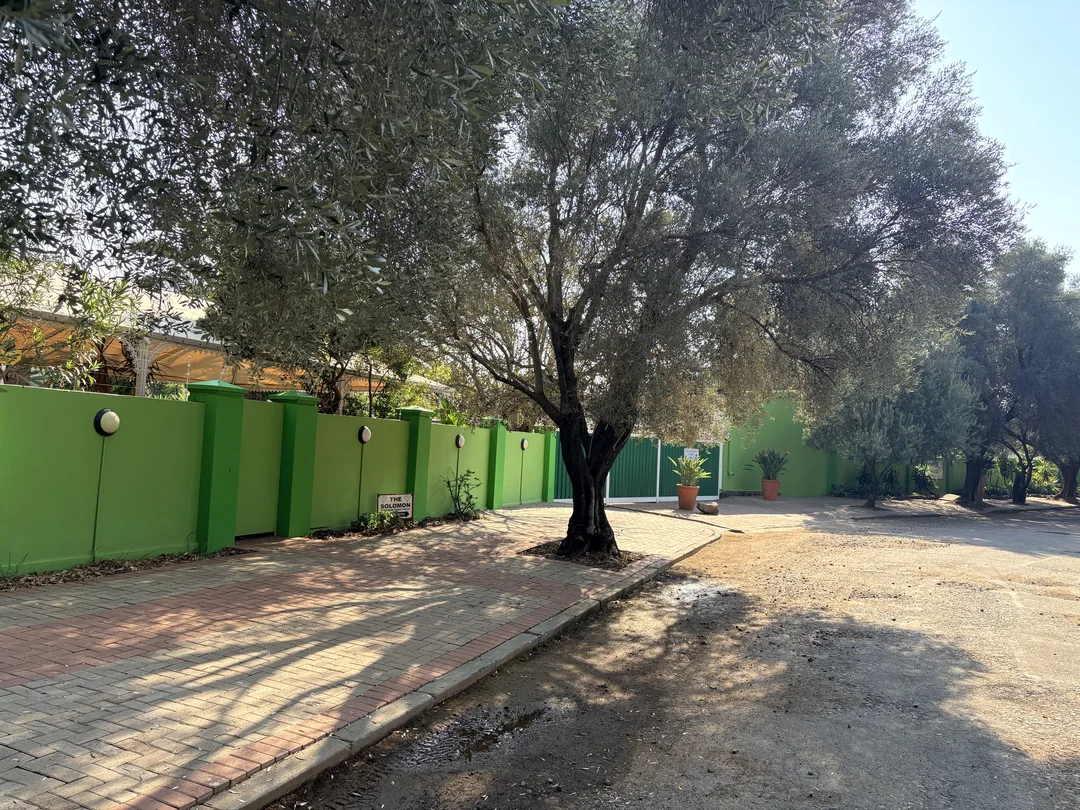 High Walls and Electric Fence for Privacy and Security