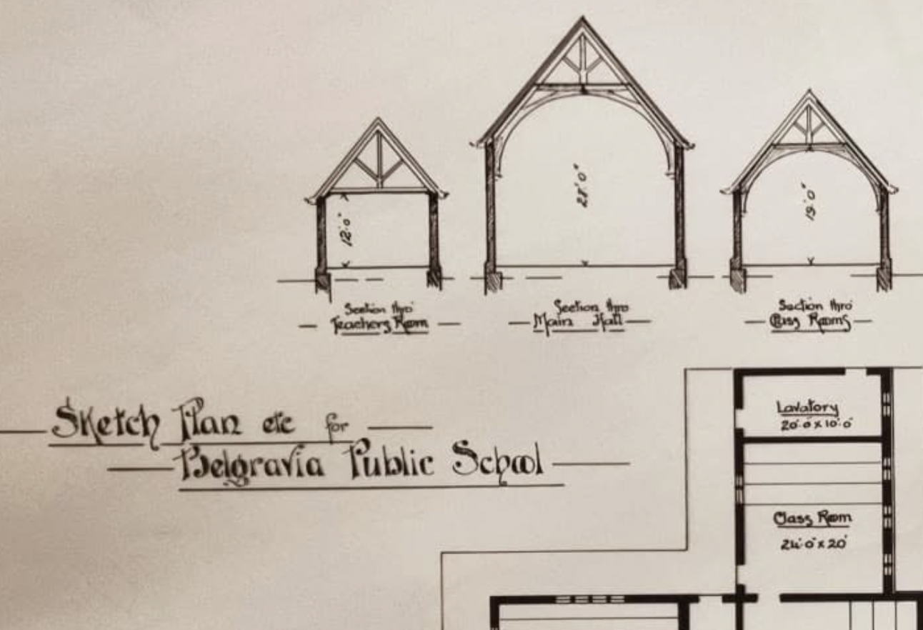 Belgravia Public School drawing 1905
