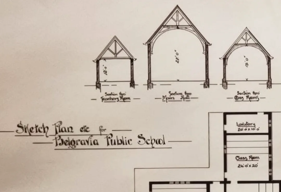 Belgravia Public School drawing 1905